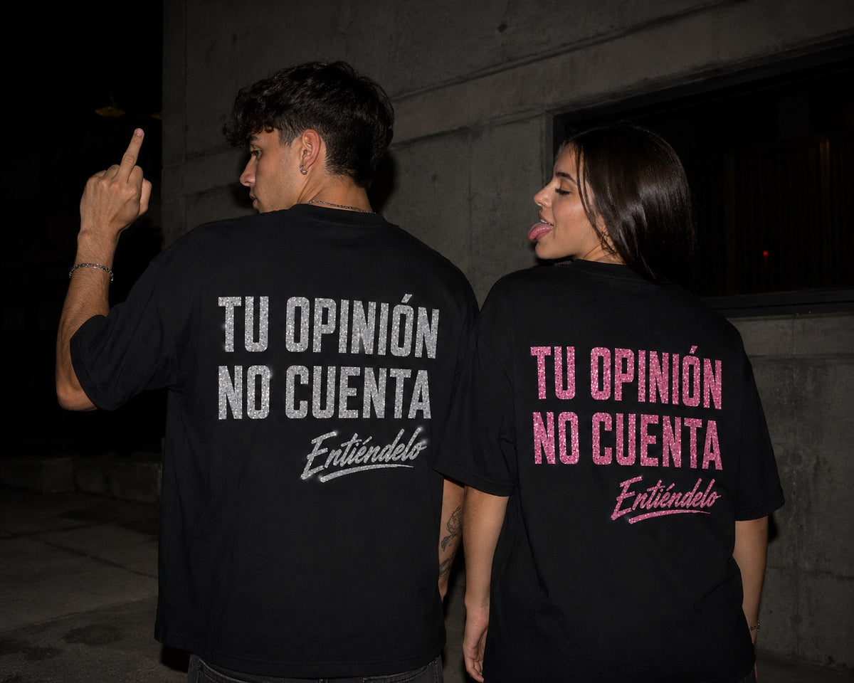 T-Shirt Tu Opinión No Cuenta