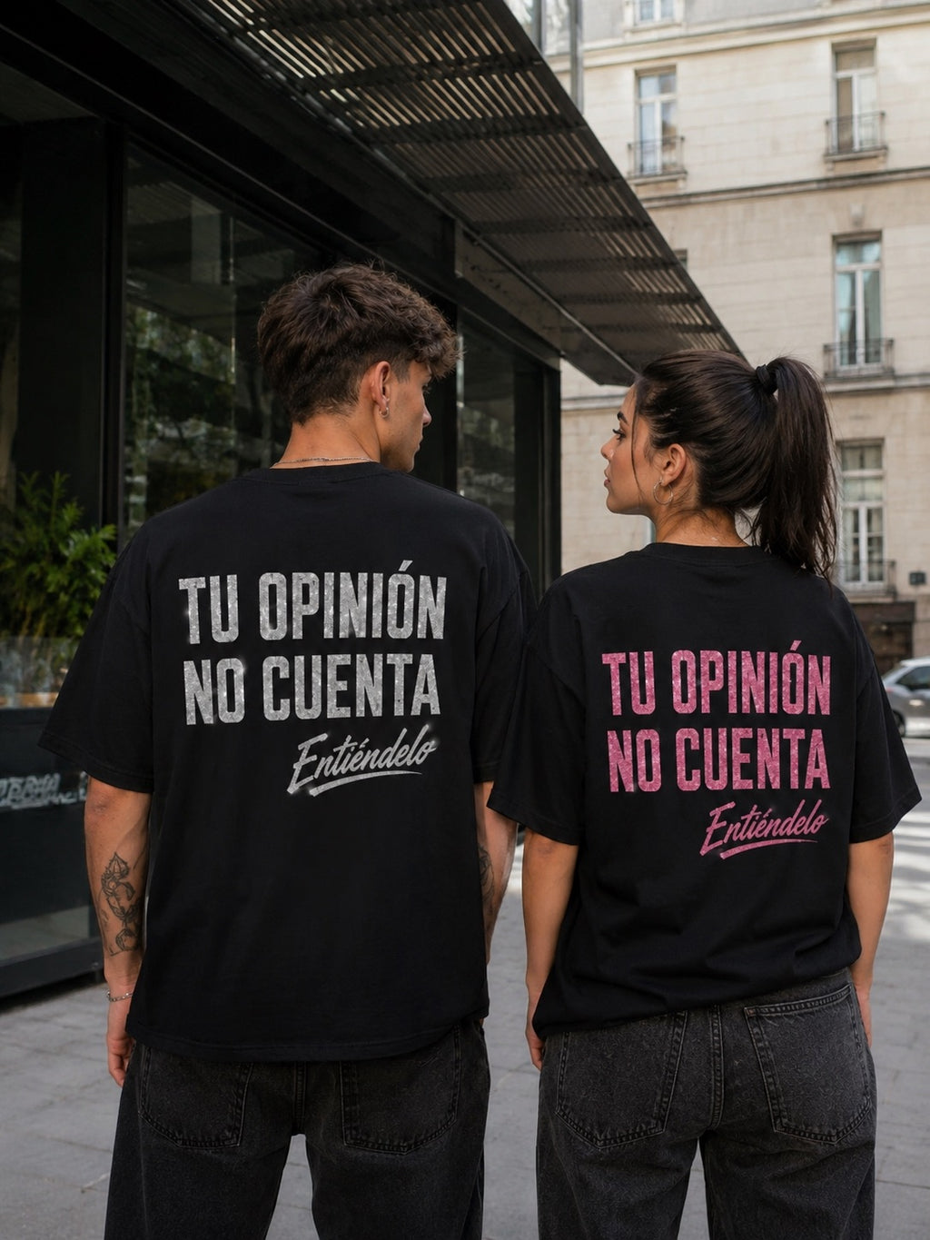 T-Shirt Tu Opinión No Cuenta
