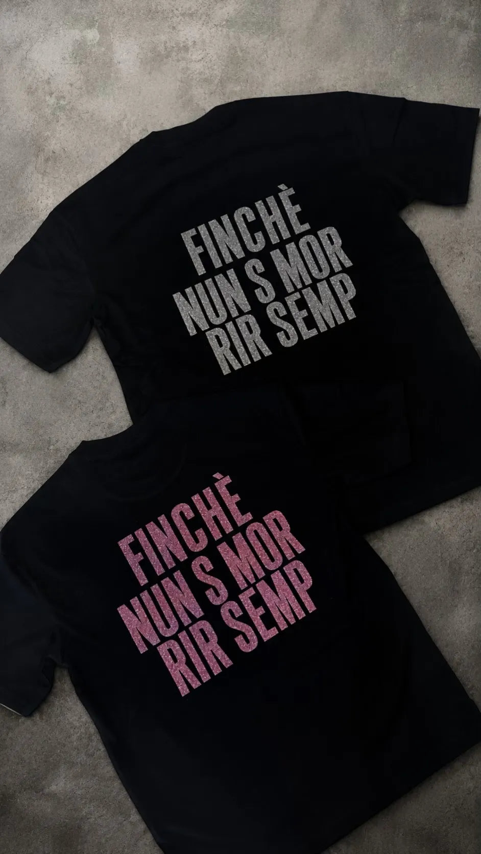 T-shirt Finchè Nun S Mor Rir