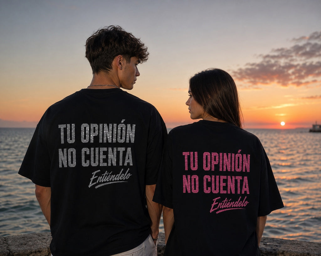 T-Shirt Tu Opinión No Cuenta