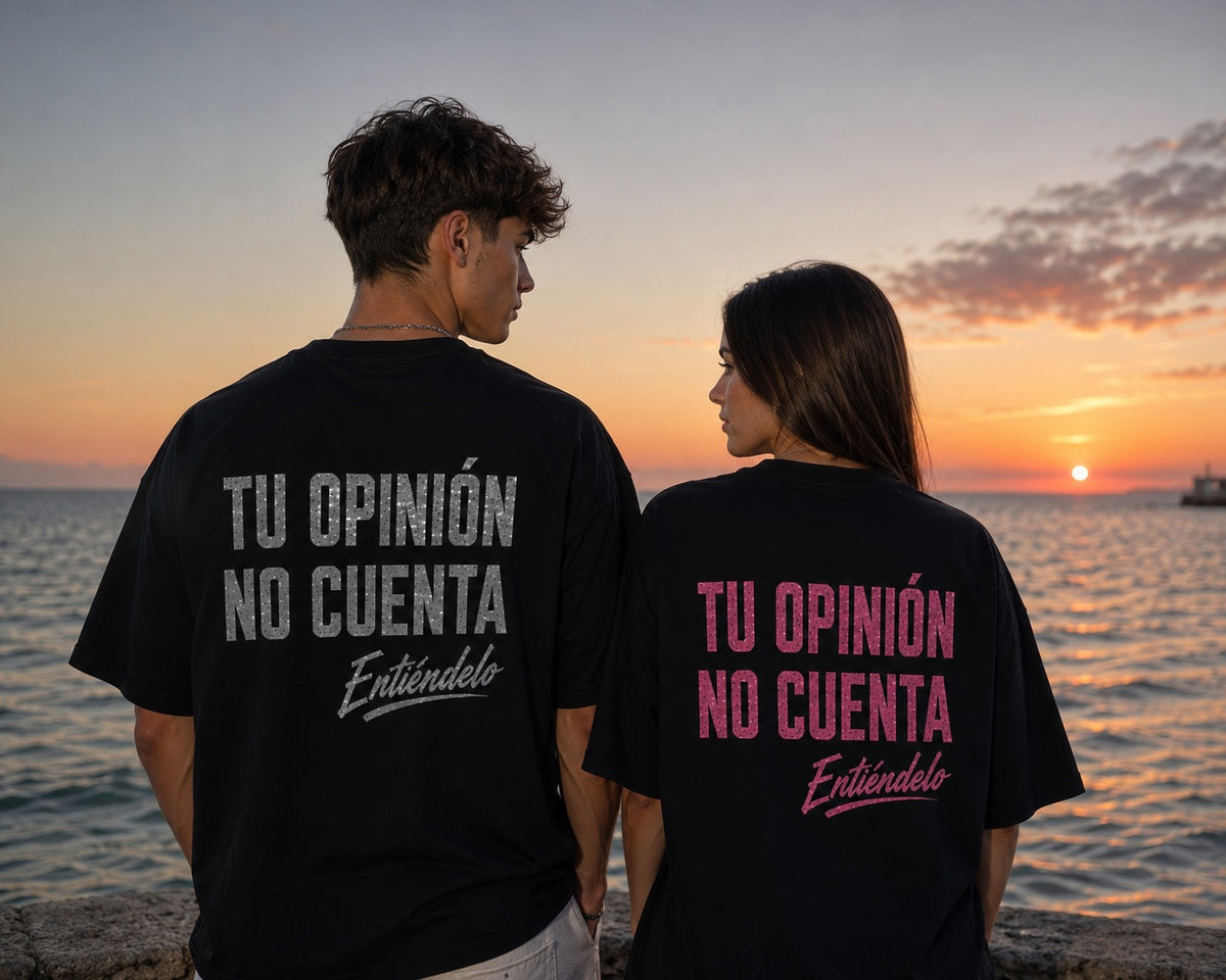 T-Shirt Tu Opinión No Cuenta