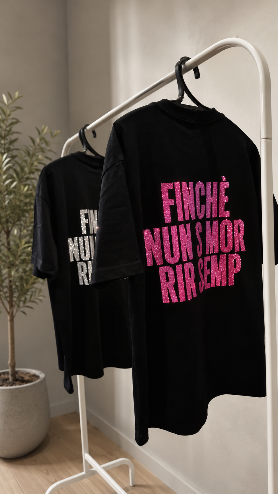 T-shirt Finchè Nun S Mor Rir