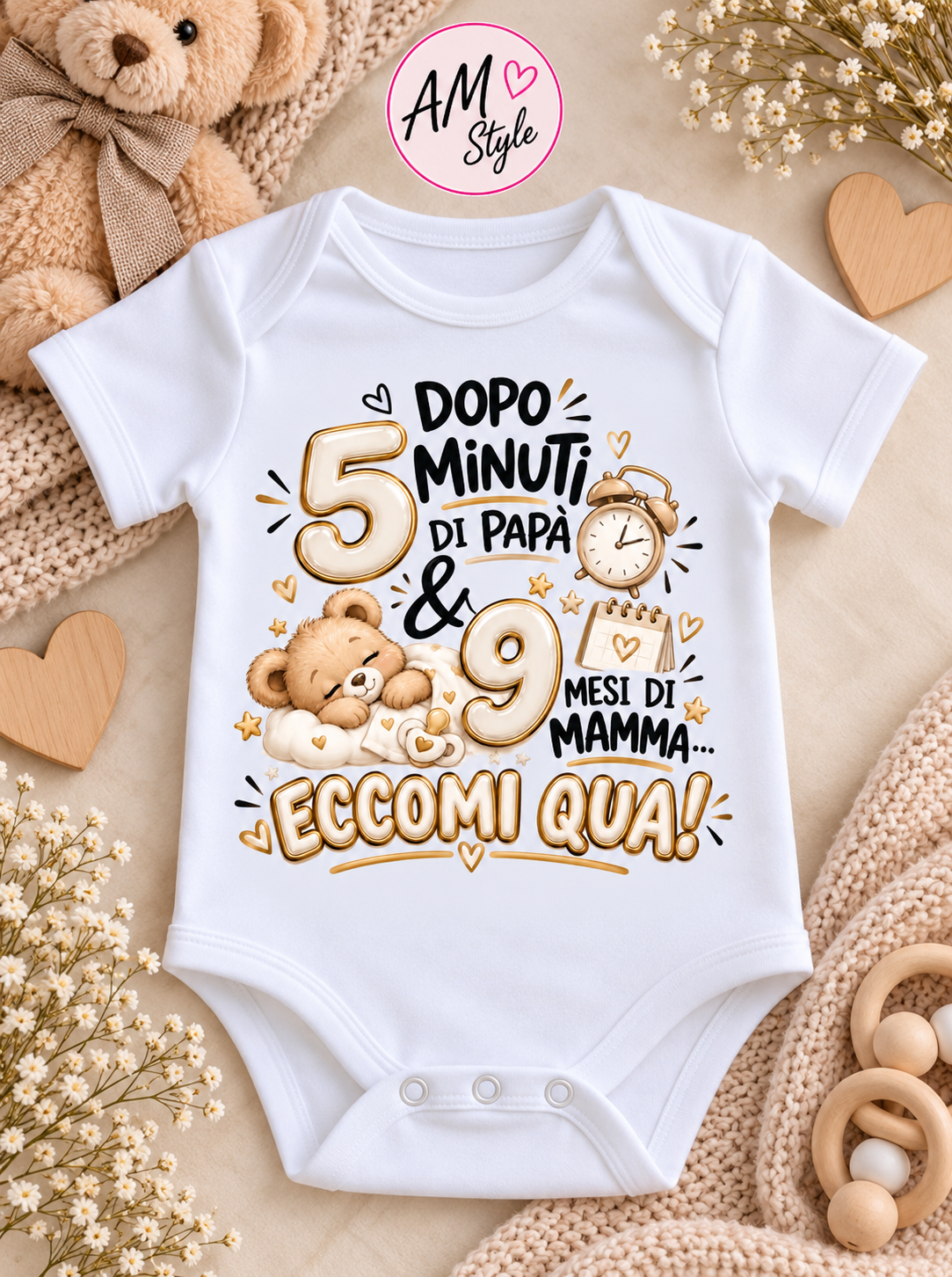 5 minuti di papá, 9 mesi di mamma